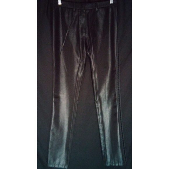 ann demeulemeester leather pants